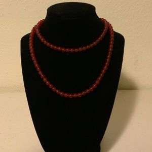 Butterscotch Amber Beaded Necklace